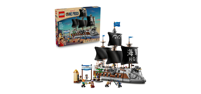 Amazon: LEGO One Piece 75646 - Le Navire de la Marine de Garp à 119,79€ (au lieu de 157,64€)