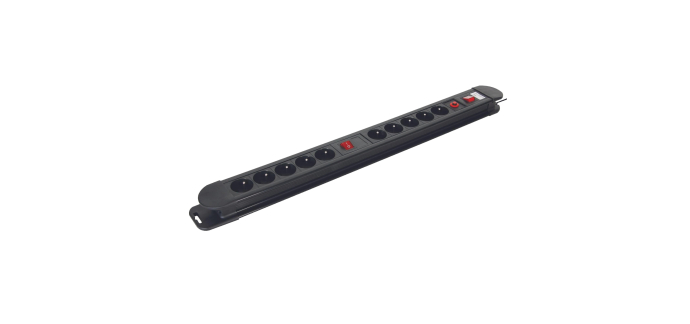 Amazon: Multiprise Perel EBP10N - 10 prises terre, interrupteur, protection surtensions à 19,9€