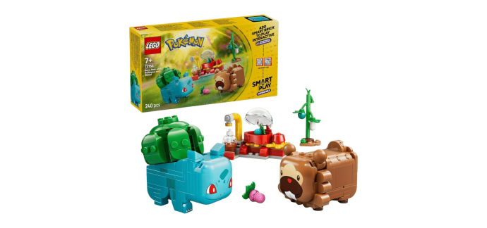Carrefour: LEGO 72155 Pokémon Bulbizarre et Keunotor (PC) à 15,99€ (au lieu de 19,99€)