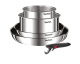 Amazon: Set Tefal Ingenio 5 Pièces L897S504 - 2 Poêles, 2 Casseroles & Poignée Amovible, Induction, Acier In