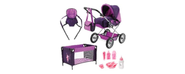 LIDL: BAYER DESIGN Poussette poupée (fées) à 69,99€ (au lieu de 109,99€)