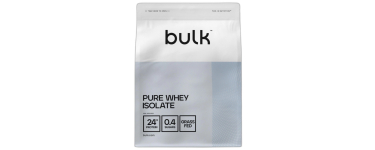 Amazon: Pure Whey Isolate Bulk 1Kg - Chocolat à 27,54€ (au lieu de 51,81€)