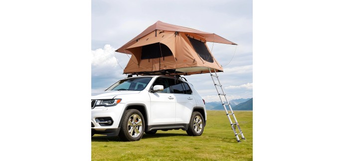 Amazon: Tente de toit Vevor pour 2-3 personnes à 772,58€ (au lieu de 999,90€)