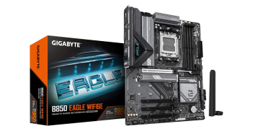 Amazon: Carte mère GIGABYTE B850 Eagle WIFI6E - AM5, DDR5, PCIe 5.0, 3x M.2, WiFi 6E, ATX à 134,80€