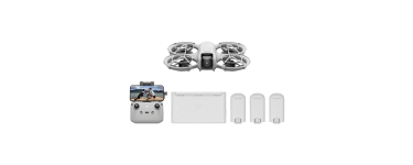 Amazon: Pack drone DJI Neo Fly More Combo + RC-N3 - 4K, 135 g, suivi intelligent, 3 batteries à 230€