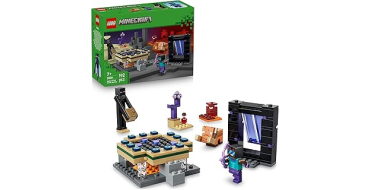 Amazon: LEGO® Minecraft Voyage à Travers Les Portails du Nether et de l’Ender (21584) à 11,49€