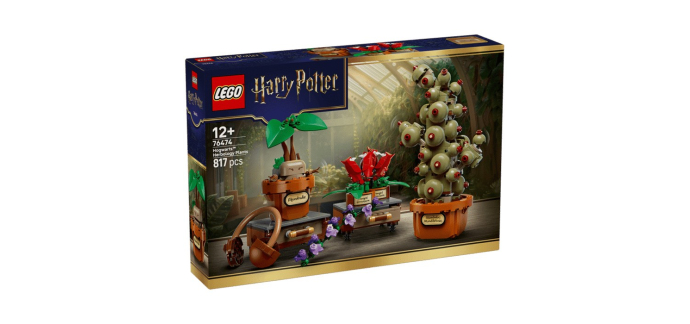 Amazon: LEGO 76474 Cours de Botanique de Poudlard (LEGO) à 69,99€ (au lieu de 99,99€)