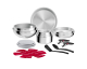 Amazon: Batterie de cuisine Tefal Ingenio Comfort Max 19 pièces - Acier inoxydable à 135,99€