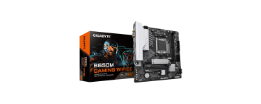 Amazon: Carte mère Gigabyte B650M Gaming WIFI6E AM5 à 89,55€ (au lieu de 102,95€)