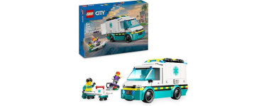 Amazon: LEGO® City L’Ambulance de Secours (60451) à 12,99€ (au lieu de 19,99€)