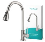 Amazon: Robinet cuisine Engelbach - extensible, pivotant 360°, acier inox 304, 2 jets à 21,9€