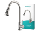 Amazon: Robinet cuisine Engelbach - extensible, pivotant 360°, acier inox 304, 2 jets à 21,9€