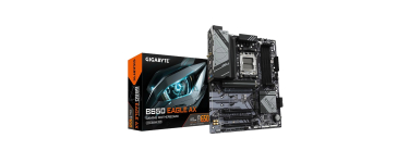 Amazon: Carte mère Gigabyte B650 Eagle AX - WiFi 6E, ATX, AM5 à 94,80€ (au lieu de 132,94€)