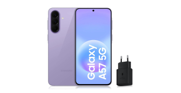 Amazon: Smartphone 6,7" Samsung Galaxy A57 5G - 128 Go, Lavande (Version FR) à 324€