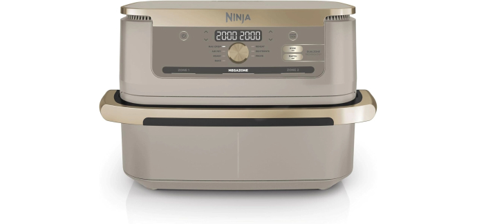 Amazon: Friteuse sans huile Ninja Foodi FlexDrawer AF500EUSD - Airfryer 2 Compartiments, 10,4L à 190,99€