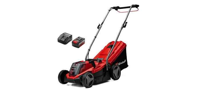 Amazon: Tondeuse à gazon Einhell GE-CM 18/33 Li - 18V, 33cm, 30L, batterie 4Ah à 99,49€ (au lieu de 155,07€)