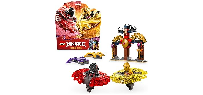 Amazon: LEGO® Ninjago Pack de Combat Spinjitzu du Dragon (71826) à 11,99€ (au lieu de 19,99€)