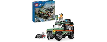 Amazon: LEGO® City Le Camion 4x4 Tout-Terrain (60447) à 14,9€ (au lieu de 19,99€)