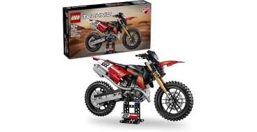 Amazon: LEGO® Technic Moto Ducati Desmo450 MX Factory (42238) à 41,79€ (au lieu de 49,99€)