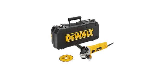 Screwfix: Meuleuse d'angle DEWALT DWE4156KD-QS 115mm 900W à 79,99€ (au lieu de 109,99€)