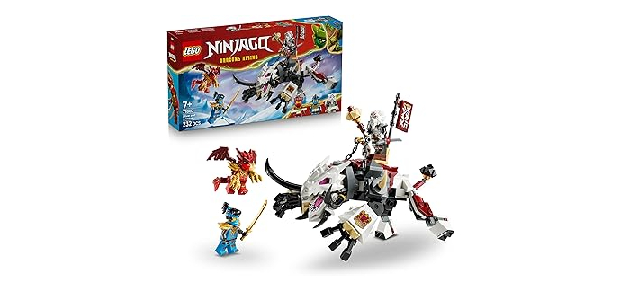 Amazon: LEGO® Ninjago Zilvar et Grimtak la bête draconique (71863) à 14,99€ (au lieu de 19,99€)