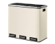 JoyBuy: JOYFURNOS Poubelle à pédale en acier 3 x 18 L fermeture douce beige à 79,99€ (au lieu de 199,99€)