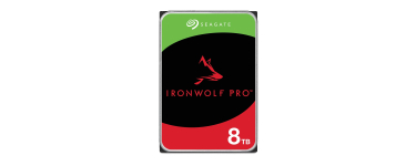 Amazon: Disque dur interne Seagate IronWolf Pro 8 To à 310,99€ (au lieu de 370,23€)