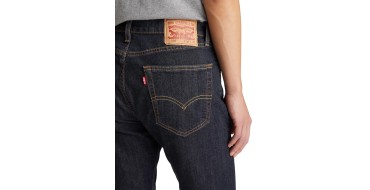 Amazon: Jean Levi's 505 Regular Fit Homme - Coupe droite, Dark Rinse, taille 31W/32L à 49,9€