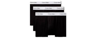 JoyBuy: Calvin Klein Boxers Icon coton stretch - Lot de 3 Blanc/Noir à 23,9€ (au lieu de 44,9€)