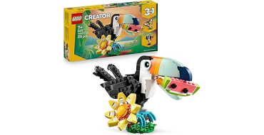 Amazon: LEGO® Creator 3-en-1 Le Toucan Tropical (31173) à 11,24€ (au lieu de 14,99€)