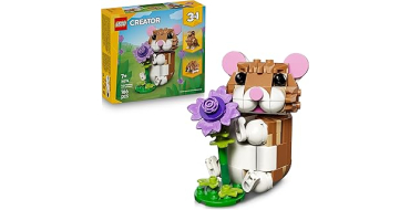 Amazon: LEGO® Creator 3-en-1 L’Adorable Hamster et la Fleur (31376) à 6,39€ (au lieu de 9,99€)