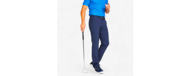 Decathlon: INESIS Pantalon golf homme WW500 bleu marine à 19,99€ (au lieu de 39,99€)