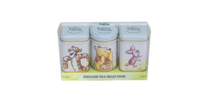 Amazon: Coffret 3 mini boîtes à thé New English Teas Winnie l'Ourson - 3 thés anglais à 9,99€