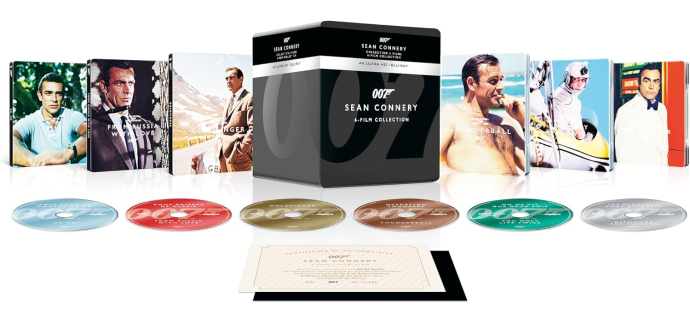 Amazon: James Bond Collection S.Connery Steelbook 4K à 145,52€ (au lieu de 199,99€)