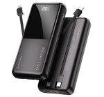 Amazon: Chargeur portable Yixiugo 22,5W - câbles USB-C intégrés à 12,99€ (au lieu de 21,08€)