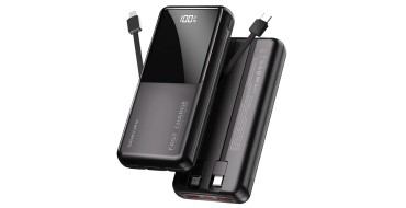Amazon: Chargeur portable Yixiugo 22,5W - câbles USB-C intégrés à 12,99€ (au lieu de 21,08€)
