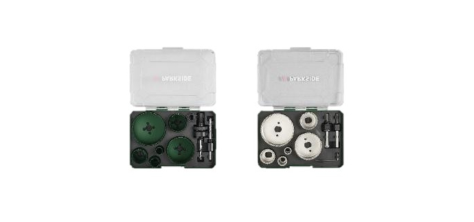 LIDL: PARKSIDE Set de scies cloches 9 pièces - Bimétal ou carbure à 8,99€ (au lieu de 14,99€)