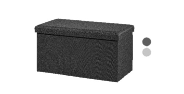 LIDL: LIVARNO Pouf avec rangement - 84 l, assise rembourrée à 12,99€ (au lieu de 16,99€)