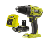 Amazon: Perceuse à Percussion Ryobi ONE+ R18PD32-1C20G - 18 V, 50 Nm, Mandrin 13 mm à 86,66€