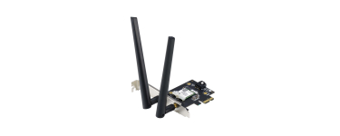Amazon: Adaptateur WiFi Asus PCE-AXE5400 6E PCI-E - 2 antennes, 6GHz, BT 5.2 à 24,69€ (au lieu de 35,71€)