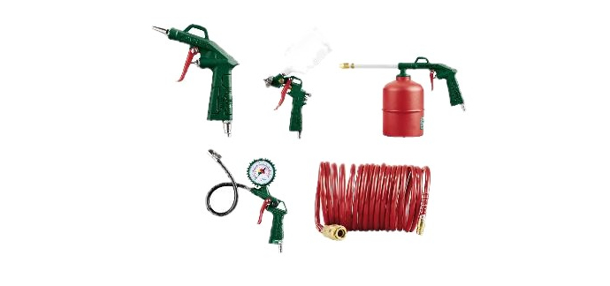 LIDL: PARKSIDE Kit air comprimé PDWS A1 - 13 pièces, pistolet peinture 500 ml à 17,99€ (au lieu de 18,99€)