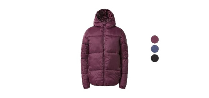 LIDL: ESMARA KIDS Doudoune légère enfant - déperlante, ultra-légère à 9,99€ (au lieu de 12,99€)