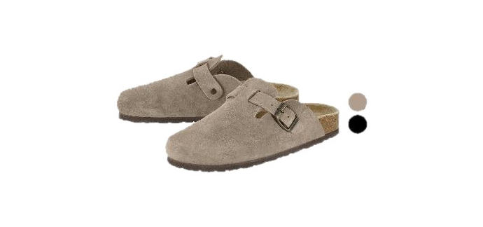 LIDL: ESMARA Sabots femme - cuir, semelle EVA à 9,99€ (au lieu de 12,99€)