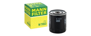 Amazon: Filtre à huile Mann-Filter W 7053 à 2,9€ (au lieu de 5,9€)