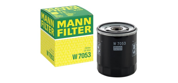 Amazon: Filtre à huile Mann-Filter W 7053 à 2,9€ (au lieu de 5,9€)