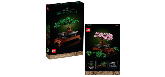 Amazon: Lego Creator Bonsaï (10281) à 31,29€ (au lieu de 49,99€)