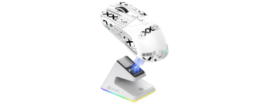 Amazon: Souris de Jeu Attack Shark X6 - Superlight 49g, Sans Fil/Filaire, Blanc à 35,39€ (au lieu de 54,41€)