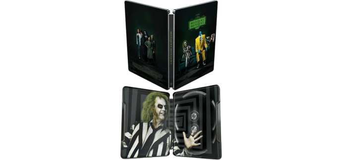 Amazon: Beetlejuice Beetlejuice 4K Steelbook (4K Ultra HD) à 23,09€ (au lieu de 34,99€)