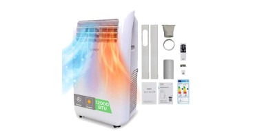 JoyBuy: Candy Climatiseur mobile 12000 BTU - 4 en 1, 35 m², A+ à 399,99€ (au lieu de 599,90€)