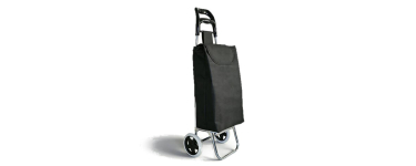 JoyBuy: Chariot de courses pliable 2 en 1 - 1,15 kg, sac Oxford 25 L, draisienne 20 kg à 6,97€